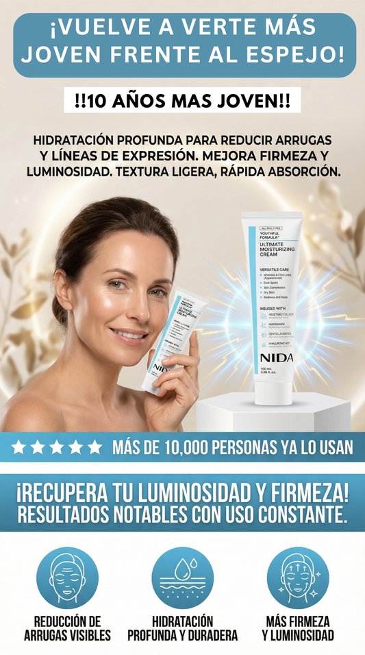 CREMA REJUVENECEDORA COREANA NIDA 100 ML